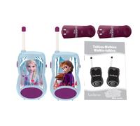 Lexibook Disney Frozen La Reine des Neiges Elsa Talkies-Walkies, Jeu de Communication pour Enfant, Clip Ceinture, 2 canaux, à Piles, Bleu, TW12FZLXB