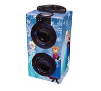 Lexibook Disney La Reine des Neiges Elsa Mini Tour de son Bluetooth, effets sonores et lumineux, prise jack Aux-in, Bleu/Blanc, BT600FZ