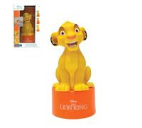 Lexibook, Disney Le Roi Lion, Veilleuse Simba avec Haut-Parleur pour Chambre d’Enfant, lumière Douce, à Piles, Jaune/Orange, NS01ANLXB