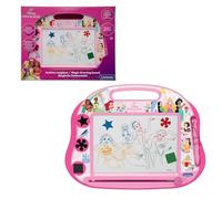 Lexibook, Disney Princesses Ardoise de Dessin, CRDP550LXB | Tableau à Dessin Magnétique Multicolore, Format A5, Stylo & tampons, Rose