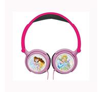 Lexibook, Disney Princesses - Casque Audio stéréo, Puissance sonore limitée, Pliable et Ajustable, Rose/Violet, HP010DP