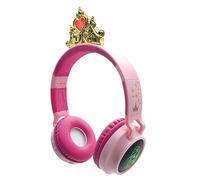 Lexibook Casque 2-en-1 Princesses Disney HPBT015DP - Sans fil/filaire, Couronne, Son limité à 85 dB