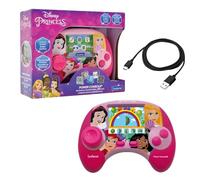 Lexibook, Disney Princesses Console Power, JCG100DPi1LXB | Français/Anglais, console de jeux éducative, 100 activités
