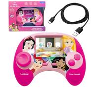 Lexibook, Disney Princesses, Power Console®, Console de Jeux éducative bilingue Français/Anglais avec 100 activités, JCG100DPi1