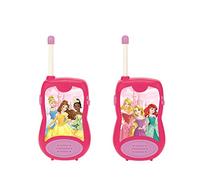 Lexibook, Disney Princesses, Talkies-walkies 200m, Jeu jouet communication enfant filles, 2 canaux de communication, Clip ceinture, à piles, Rose, TW12DP