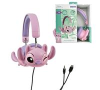 Lexibook, Disney Stitch, Casque stéréo Filaire Angel 3D, Pliable, Puissance sonore limitée, HP015D1