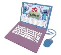 Lexibook Stitch Ordinateur Portable éducatif Bilingue Jouet Disney
