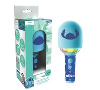 Lexibook - Microphone Karaoke Stitch - 3 modes et 4 effets sur la voix - Recharge USB-C - Bluetooth Sans fil