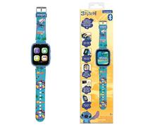 Lexibook, Disney Stitch, Montre Bluetooth avec écran Couleurs Stitch avec Camera et Carte mémoire de 8 Go, Bleu, DMW071D