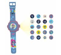 Montre digitale avec projection de 20 images design Stitch bleu TU