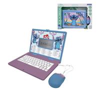 Lexibook - Disney Stitch - Ordinateur Portable éducatif bilingue Anglais/Français, 124 activités de Langue, écriture, mathématiques, logique, Musique et Jeux, Garçons et Filles, JC598Di1LXB