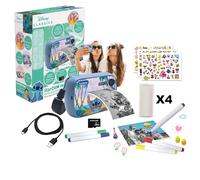 Lexibook, Disney Stitch, Appareil Photo StarCAM Print avec imprimante instantanée, Fonctions Photo et vidéo, Carte Micro-SD 32Go et kit de Personnalisation des Photos Inclus, DJ150D