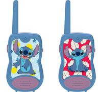 Lexibook, Disney Stitch, Talkies-Walkies 200m, Jeu de Communication pour Enfant, 2 canaux de Communication, Clip Ceinture, Bleu/Violet, TW12D