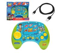 Lexibook, Disney Toy Story, Console de Jeux éducative parlante bilingue Français et Anglais, 100 activités, Écran LCD 2,8"/7 cm, Batterie Rechargeable, USB-C, Vert, JCG100TSi1LXB