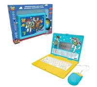 Lexibook, Disney Toy Story, Ordinateur Portable éducatif bilingue Allemand et Anglais, 164 activités, Grand écran 5,1 x 9,7 cm, Clavier et Souris réalistes, Design Fin et élégant, Vert, JC601TSi3LXB