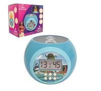 Lexibook, Disney Vaiana, Réveil-projecteur avec Fonction Alarme et répétition Snooze, veilleuse avec minuterie, écran LCD, à Piles, Bleu, RL977VNLXB
