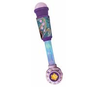 Lexibook, Disney Wish, Microphone Lumineux pour Enfant, Jeu Musical, Haut-Parleur intégré, Effets Lumineux, Prise Aux-in, Violet, MIC90WI