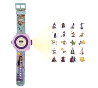Lexibook, Disney Wish, Montre Bracelet Ajustable écran Digital avec 20 Projections du Film Wish, pour Enfant, Violet, DMW050WI