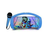 Lexibook Enceinte Bluetooth sans fil Disney Stitch – lumineuse, avec micro et batterie rechargeable