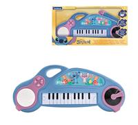 Lexibook, Ensemble Clavier électronique Disney Stitch, Microphone Inclus, 4 Effets sonores variés, 22 mélodies intégrées, Volume réglable, K704D