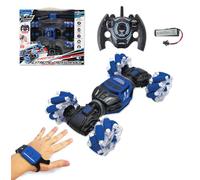 Lexibook, Extreme Crosslander, Voiture télécommandée Tout-Terrain, jusqu'à 12km/h, Effets Lumineux, télécommande & Bracelet de contrôle gestuel Inclus, Musique, Rechargeable, RC50