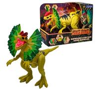 Lexibook Figurine Dinosaure Dilophosaure Format Moyen avec Son, Lumière et Oreilles Mobiles