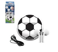 Lexibook, Football, Écouteurs stéréo sans Fil, Son de Haute qualité, Microphone intégré, Commandes tactiles, Boîtier de Recharge, Son limité à 85 DB, Noir/Blanc, HPBT05FOLXB