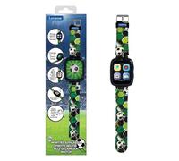 Lexibook, Football, Montre Connectée Football avec Caméra, Fonctions Sport et Activités, Jeux Intégrés, Podomètre, Écran Couleur et Tactile, 300 Photos et Vidéos, DMW070FOLXB