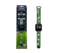 Lexibook, Montre numérique LED Football, Montre de Sport numérique pour Enfants, Affichage 12/24h, Alarme, Bracelet Ajustable, Design léger, DMW060FOLXB
