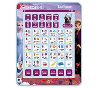 Lexibook Écran Tactile et Effets sonores Frozen, Tablette bilingue pour Apprendre Les Lettres, Les Chiffres, Le vocabulaire et la Musique, Langues Italienne/Anglais, Bleu