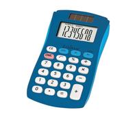 Lexibook, FRUITIES Calculatrice de Poche, C208ALXB | 8 chiffres, 4 opérations, Fonctions de base et avancées, Alimentation solaire et par pile, Bleu