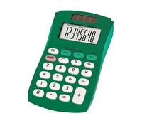 Lexibook, FRUITIES Calculatrice de Poche, C208BLXB | 8 chiffres, 4 opérations, Fonctions de base et avancées, Alimentation solaire et par pile, Vert