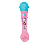 Lexibook, Gabby et la Maison Magique, Microphone Lumineux pour Enfant, Jeu Musical, Haut-Parleur intégré, Effets Lumineux, mélodies de démonstration, Rose/Bleu, MIC80GDH