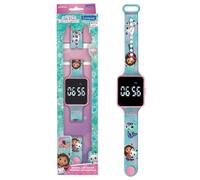 Lexibook, Gabby et la Maison Magique, Montre à écran Digital, Affichage de l'heure 12 ou 24h, Bleu, DMW060GDH