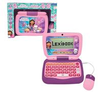 Lexibook, Gabby et la Maison Magique, Ordinateur Portable éducatif bilingue FRANÇAIS/Anglais, 40 activités éducatives, JC398GDHi1