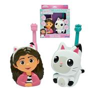 Lexibook, Gabby et la Maison Magique, Talkies-Walkies 3D, Portée 500m, 2 canaux de Communication, Clip Ceinture, Rose/Vert, TW18GDH
