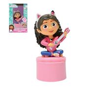 Lexibook, Gabby et la Maison Magique, Veilleuse de Poche LED pour chambre d'enfants, lumière douce, à piles, Rose, NLJ01GDH