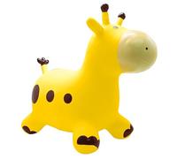 Lexibook, Girafe Sauteuse Gonflable, BG050GILXB | Jeu sauteur, usage intérieur extérieur, pompe manuelle incluses, jaune