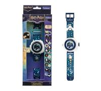 Lexibook, Harry Potter Hedwige Montre à Projection, DMW050HP1LXB | 20 projections, Bracelet réglable, bague de lentille rotative, heure/date, pile incluses, Bleu foncé