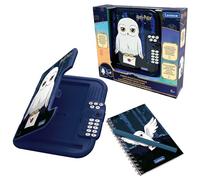 Lexibook, Harry Potter, Journal Intime électronique Hedwige avec Stylo et carnet Inclus, interactif, Mot de Passe, Fonctions Amusantes, Effets sonores, Noir/Blanc, SD50HP1