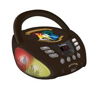 Lexibook, Harry Potter, Lecteur CD Bluetooth, Portable, Effets Lumineux, Prise Micro, Entrée aux-in, Pile ou Secteur, Noir, RCD109HP