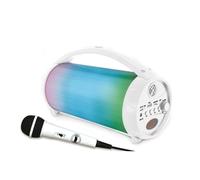 FLASHBOOM® Enceinte Bluetooth® portable entièrement lumineuse avec micro filaire détachable iParty® - LEXIBOOK