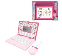 LEXIBOOK, Hello Kitty, Appareil Éducatif Portable Bilingue Anglais/Espagnol, 164 Activités de Langue, Écriture, Mathématiques, Logique, Musique et Jeux, pour Garçons et Filles, JC598HKi2
