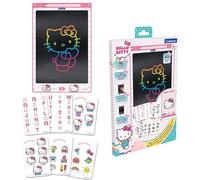 Lexibook, Hello Kitty, Ardoise Magique, Jouet Artistique et créatif pour Filles et garçons, Dessins Multicolores, Écran 28 cm, Inclut 1 Stylet et 6 pochoirs, Rose, CRT10HK