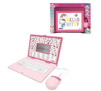 Lexibook, Hello Kitty, Ordinateur Portable éducatif bilingue Anglais/Français, 164 activités de Langue, écriture, mathématiques, logique, Musique et Jeux, Garçons et Filles, JC598HKi1LXB