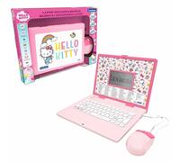 Lexibook, Hello Kitty, Ordinateur Portable éducatif bilingue Anglais/Italien, 164 activités : Langue, Écriture, Mathématiques, Logique, Musique et Jeux, pour Enfants et Filles, JC598HKi5LXB