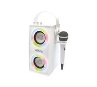 Lexibook iParty BTP180Z - Enceinte de soirée - pour utilisation mobile - sans fil - Bluetooth - blanc