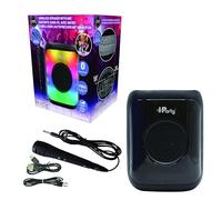 Lexibook Enceinte Bluetooth iParty K8310 – Micro, lumières multicolores, batterie rechargeable