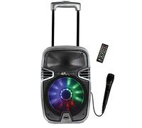 Lexibook Enceinte karaoké iParty K8250 Bluetooth roulettes lumières micro inclus