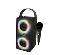 Enceinte Bluetooth avec micro et effets lumineux Lexibook Noire